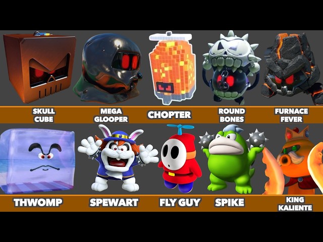ALL Secret Bosses in ASTRO BOT vs How They Look in Super Mario Games