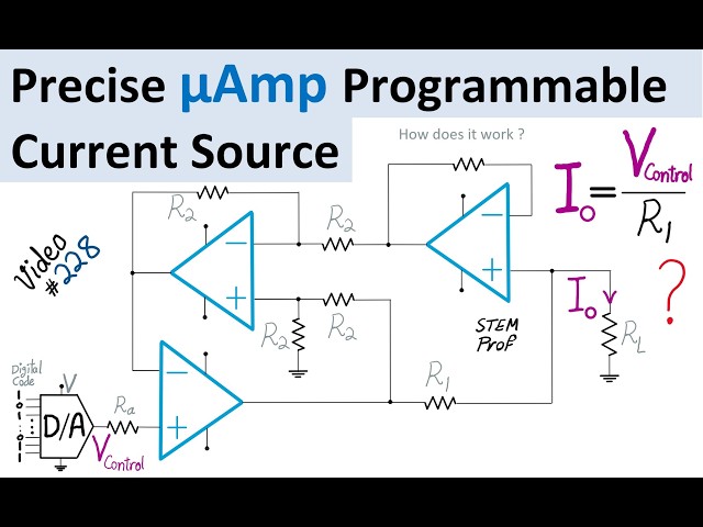 How to Design a Precision µA Programmable Current Source (3 Op-Amps)