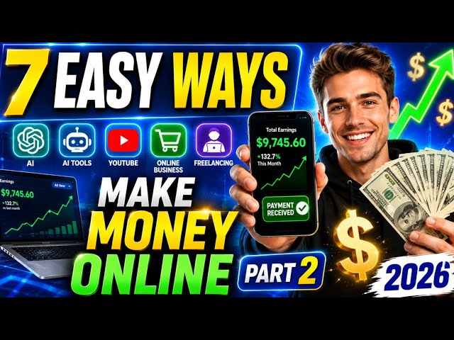7 Easy Ways to Make Money Online for Beginners in 2026