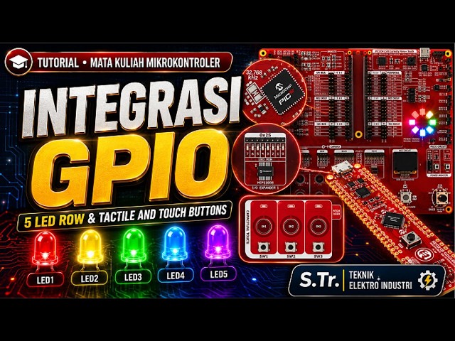 Tutorial Integrasi GPIO Mikrokontroler  PIC32CM