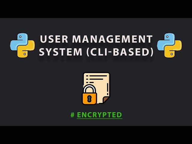 Python Login System with Encrypted Storage