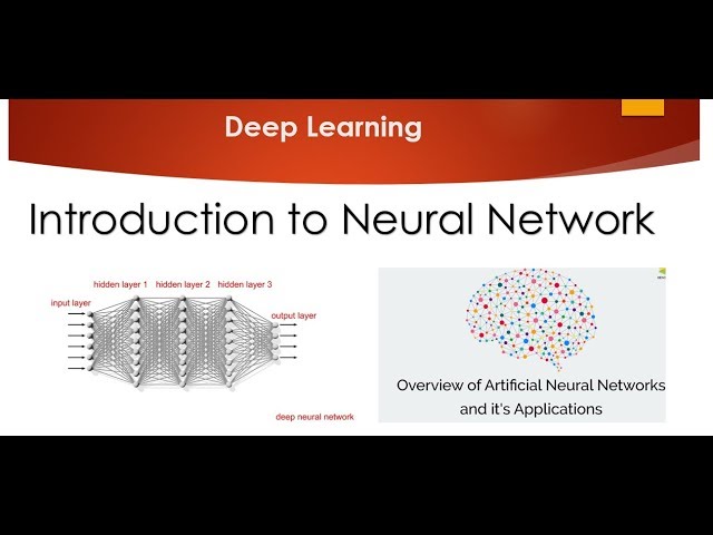 Tutorial 1- Introduction to Neural Network and Deep Learning
