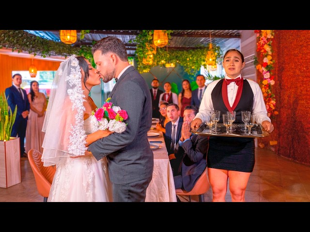 She discovered her boyfriend marrying her own boss right in the middle of the wedding