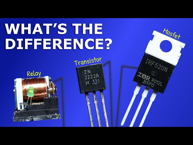 MOSFET vs Transistor vs Relay: Most People Get This Wrong