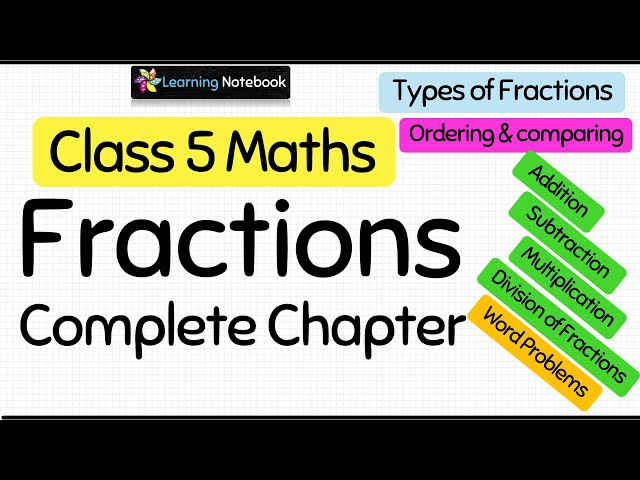 Class 5 Maths Chapter Fraction (Complete Chapter)