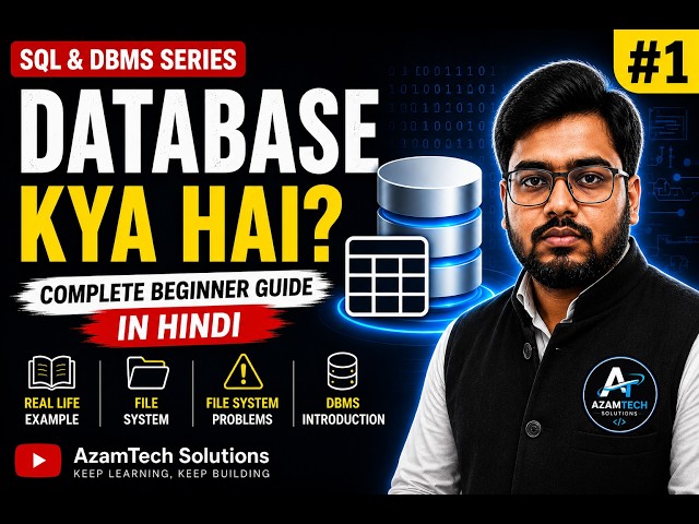 Database Kya Hai? | Complete Beginner Guide in Hindi | DBMS Tutorial #1