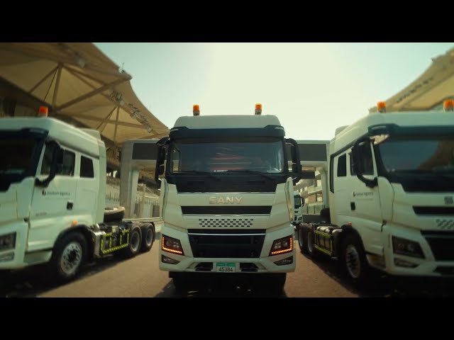 110 trucks. One step forward for port logistics.