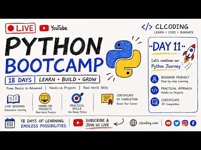 July Python Bootcamp Day 11
