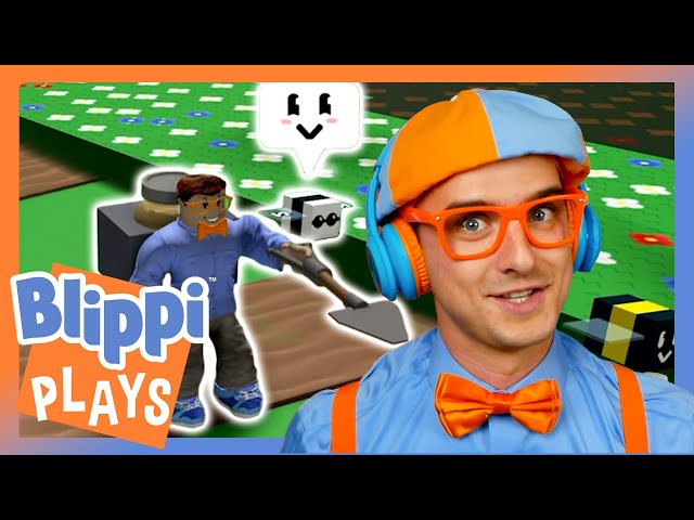 Bee Swarm on Roblox ! | Blippi Plays | Educational & Gaming Videos for Kids