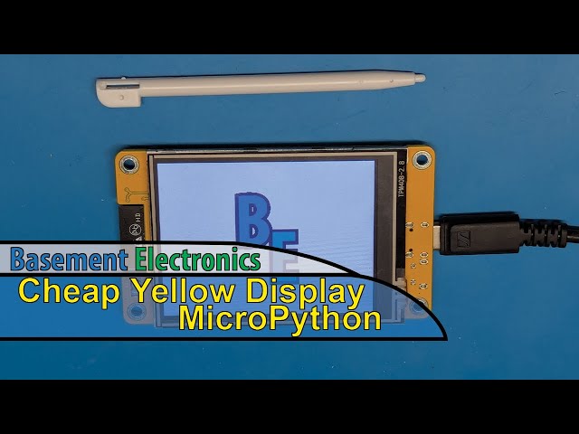 Cheap Yellow Display - MicroPython