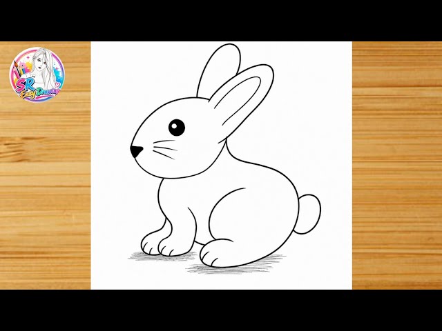How to Draw a Cute Bunny 🐰 | Easy Rabbit Drawing Step by Step for Beginners