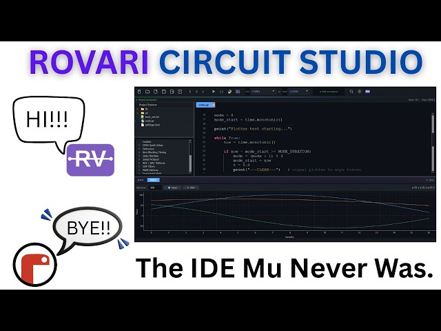 First Look: Rovari Circuit Studio A New CircuitPython IDE