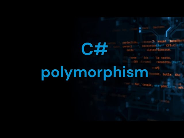 Polymorphism in C# | C# object-oriented programming | C# oops