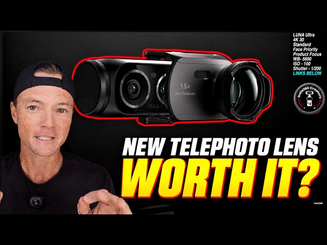 Luna Ultra - Ultra Telephoto Lens - New Firmware coming... #insta360 @insta360