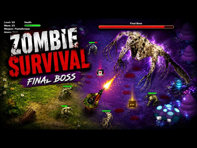 Zombie Survival – 2D Game Built in Java (Swing)