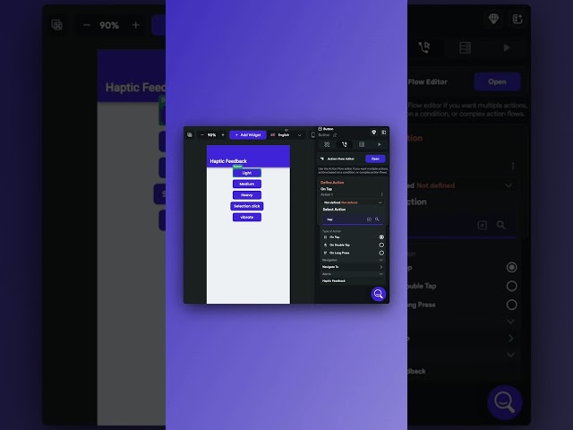 Tips biar aplikasi terasa hidup dengan Haptic Feedback #tutorial #tips #flutterflow