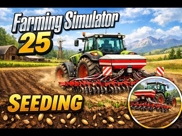 LIVE 🔴 Farming Simulator 25 Gameplay | Realistic Farming, Big Machines & Relaxing Stream #gaming
