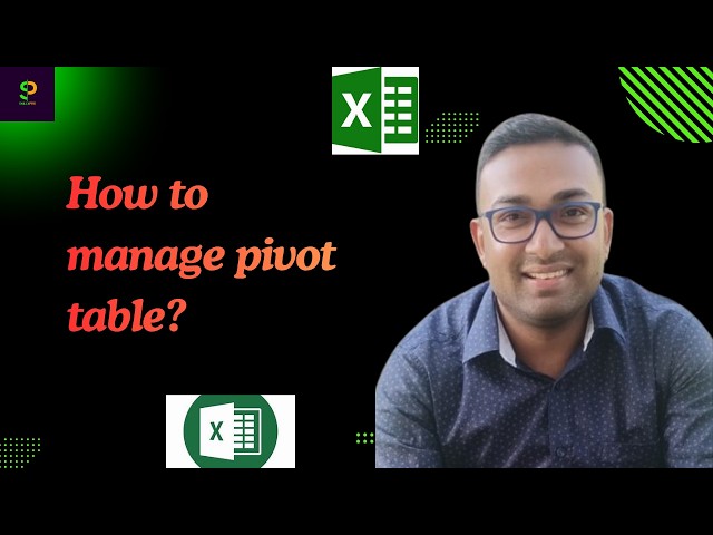 How Can We Manage a Pivot Table Effectively? | #Excel #PivotTable #ExcelTips #DataAnalysis