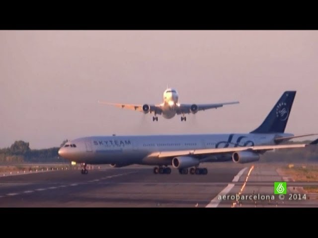 Un piloto evita la colisión entre dos aviones en el aeropuerto de El Prat