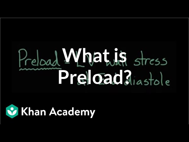 What is preload? | Circulatory system physiology | NCLEX-RN | Khan Academy