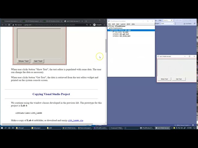 6.1 Lab: 5, Multi-line text, Fl_Text_Editor, and Fl_Text_Buffer