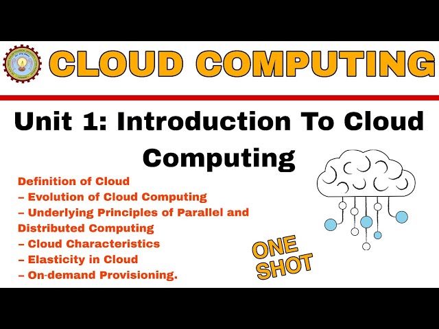 Cloud Computing AKTU Unit 1 One Shot | PDF Notes & Most Important Questions for B.Tech AKTU