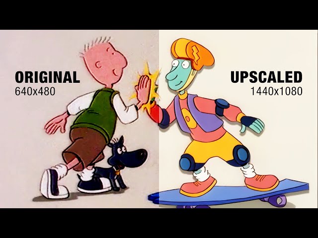 Disney's Doug - SD vs HD Upscale | This is why upscaling is important...