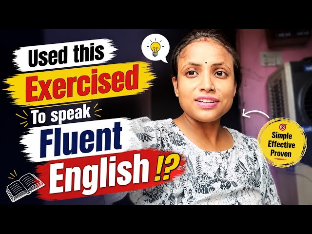 Do This Exercise⛹ To Speak Fluent English! how to practice alone🏠⁉️#englishlearning #practice #speak