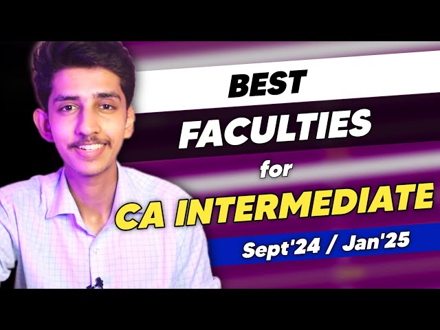 Best CA Intermediate Classes in India 🔥 | My Honest Opinion | Shubham Gupta