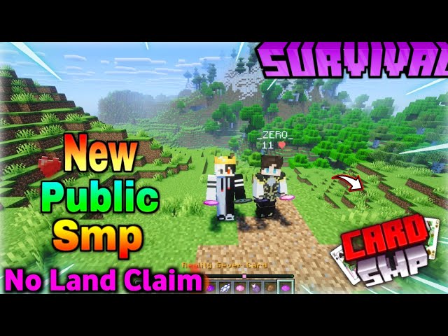 🔥New Best Survival CARD SMP Minecraft! | Java + Cracked | 24/7 Online | Free To Join 😱