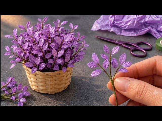 How to Make Flowers From Shopping Bags | Trash To Treasure DIY Flower Craft