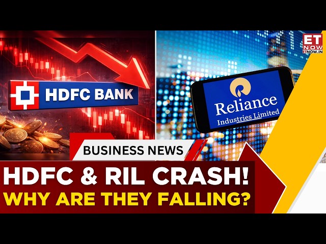 HDFC Bank & Reliance Drag Markets! When Will The Heavyweights Bounce Back? | Shivangi Sarda | ET Now