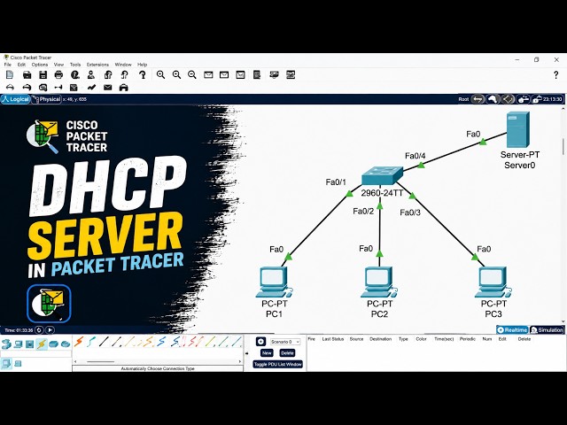 How to Configure a DHCP Server in Packet Tracer