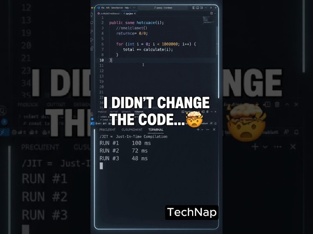 I didn't change the Java code… but it got faster | JIT Explained #java