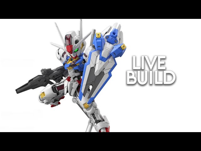 MGSD Gundam Aerial LIVE BUILD!