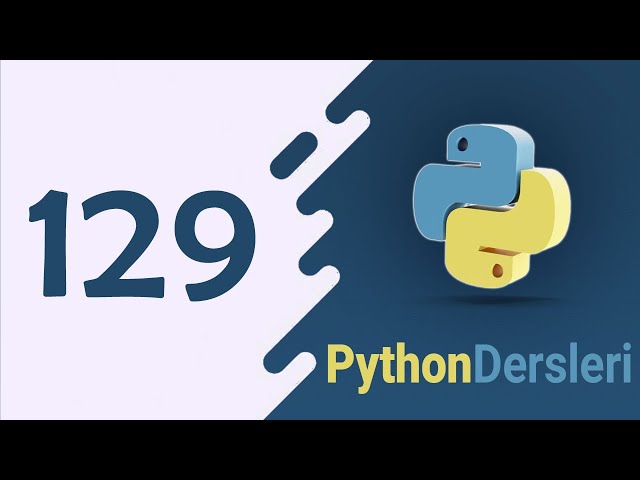 Ders 129 Python Programlamada JSON Kullanımı