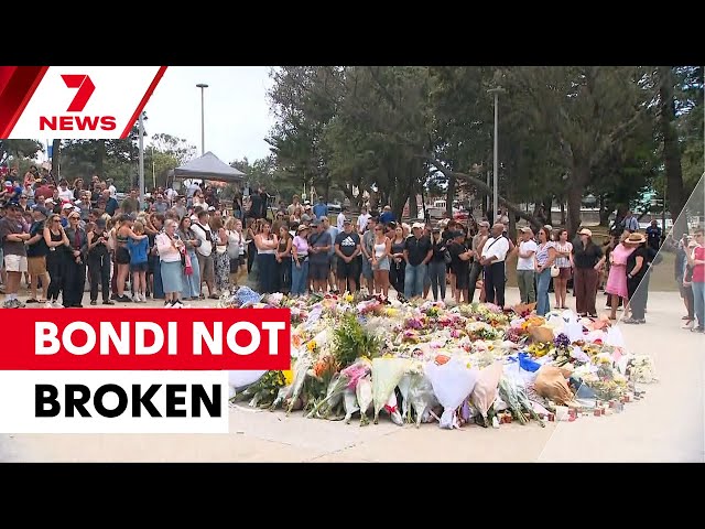 Bondi community remains steadfast after terror attack | 7NEWS
