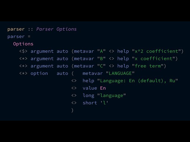 Практический Haskell, урок 5. Разбор командной строки