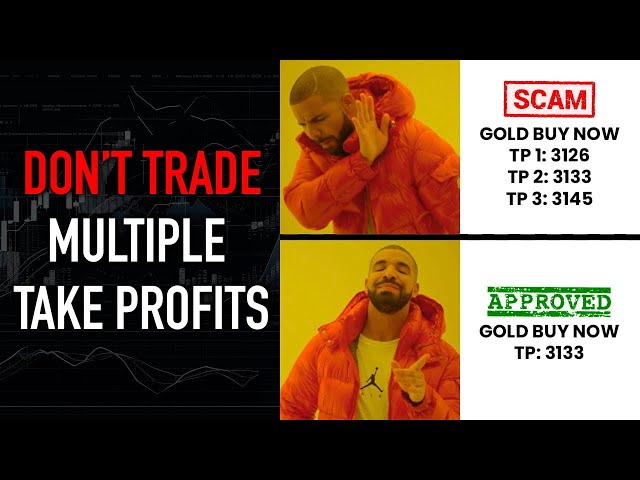 Why SCAM GOLD Signals Channels on Telegram Use MULTIPLE Take Profits. Real Fraud in XAUUSD Trading
