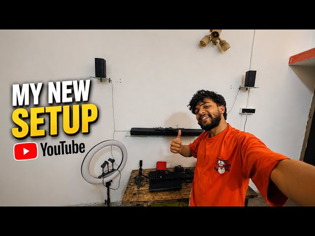 My new YouTube studio setup and room 🙌🏻  Aayush Barui room review.