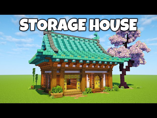 Storage House | Minecraft Tutorial [Java & Bedrock Edition]