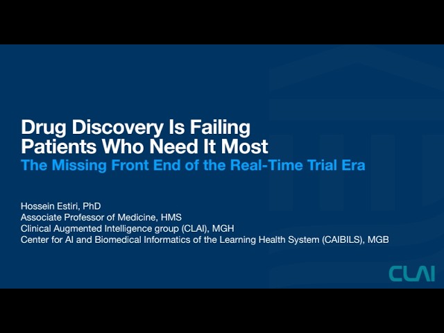 1.9 - Hossein Estiri, PhD, Associate Professor at Harvard Medical School