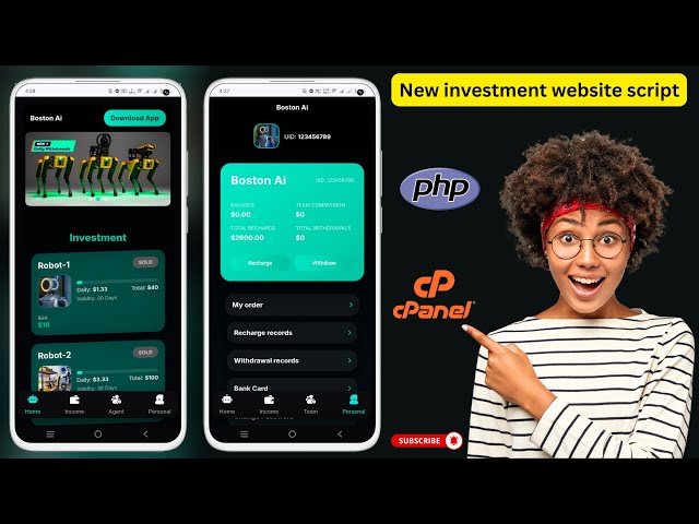 New php  investment website script   how to make your own investment website