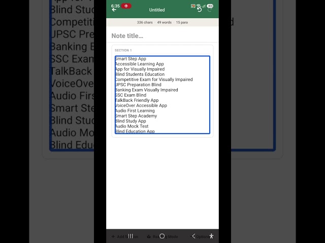 Smart Step accessible learning app competitive aspirant Education should be accessible to everyone