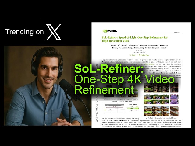 SoL-Refiner: One-Step 4K Video Refinement