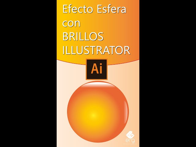 😎ESFERA con BRILLOS ILLUSTRATOR❤
