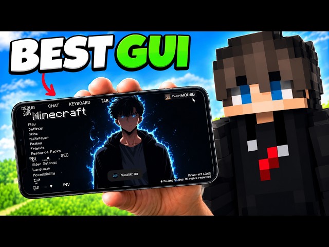 How to Get a CUSTOM GUI in Minecraft Java Edition! 🔥