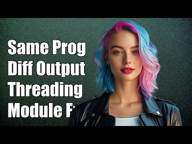 same program different output in threading module