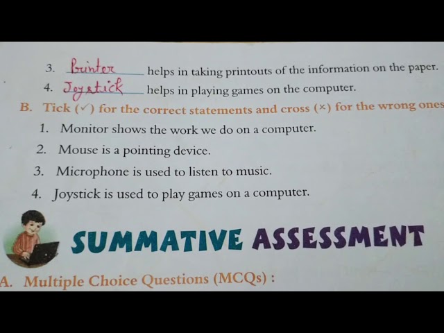 Computer class 2 chapter 3 true and false