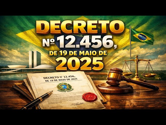 MARCO EAD - DECRETO Nº 12.456, DE 19 DE MAIO DE 2025